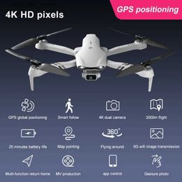 Drones Nieuwe RC F10 drone 10K high-definition dubbele camera G 5G WIFI drone groothoek FPV real-time transmissieafstand professionele drone cadeau Q240308