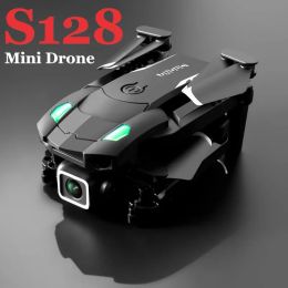 Drones New S128 Mini Drone 4K Professional HD Dual Camera RC Dron Obstacle Evitation Poldable Quadcopter Kids Toys Cadeaux VS K9PRO