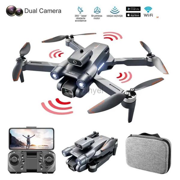 Drones New S1s Mini Drone 4K Caméra HD Professional HD Évitement d'obstacles à 360 degrés Photographie aérienne Motor sans pinceau quadcoptère pliable 240416
