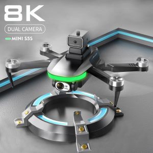 Drones Nieuwe S5S Mini Drone 4K Profesional 8k HD Camera Obstacle Vermijding Aerial Fotografie Borstelloze opvouwbare quadcopter 1,2 km