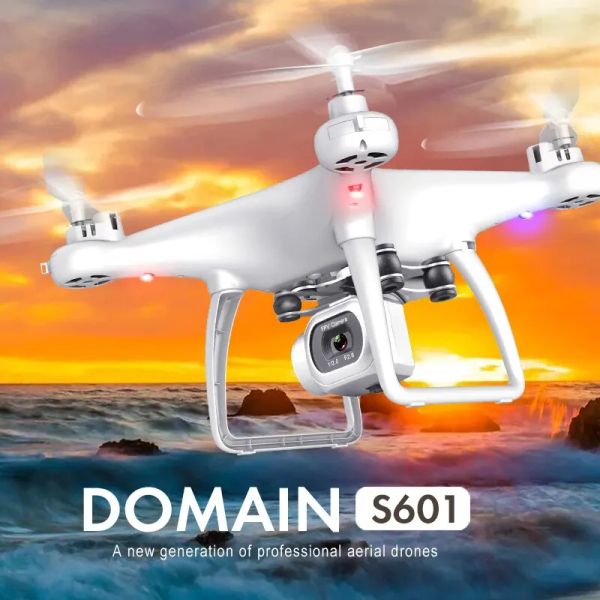 Drones New S601 RC Drone 4K grand angle HD Caméra rotatif Professional Photographie Aérien Sensor avancé Capteur avancé