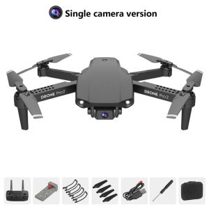 Drones NYR E99 PRO2 RC MINI DRONES 4K 1080P 720P Cámara dual WiFi FPV Fotografía aérea Helicóptero Toyadores de dron plegables