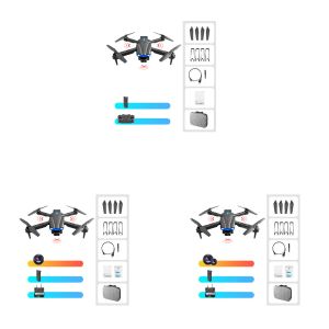 Drones obstakel vermijding opvouwbare drone externe bedieningselement quadcopter vliegtuigen verstelbaar speed airplane speelgoed zonder camera