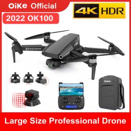 Drones Oike OK100 Profesjonalne 4K Kamera GPS Drony 3osiowy Gimbal EIS