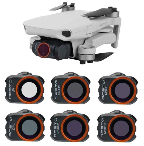 Filtro de aceite para Drones DJI Mini 2, lente de cámara para Mavic MINI 12SE, conjunto de Dron UV ND CPL 481632 NDPL, accesorios 2211083584077