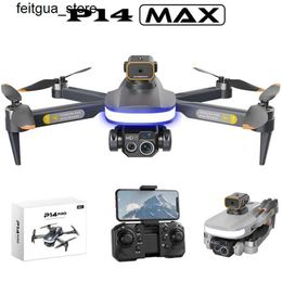 Drones P14 MAX 5G 8K Drone Professional HD Camera Obstáculos Evitación de obstáculos Aviación Fotografía óptica Flujo óptico Cuatro helicóptero Juguete S24513