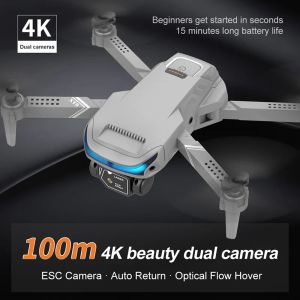 Drones Professional 4K Drone GPS 5km Double HD Quadcoptère avec appareil photo APPACRE 360 degrés Évitement des obstacles 5G WiFi XT9 Mini Drone Quadcoptère