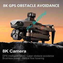 Drones Professional 8k Aerial GPS Return Borstelloze WiFi FPV RC Drone 5G 360 Obstacle Vermijding Kopless Mode Remote Control Quadcopter 240416