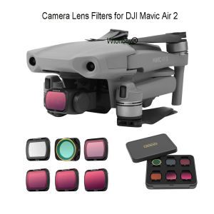 Drones Professional DJI Mavic Air 2 Filtre de drone Set MCUV CPL NDPL ND 4 8 16 32 Filtre de lentilles de caméra pour Mavic Air 2 Accessoires