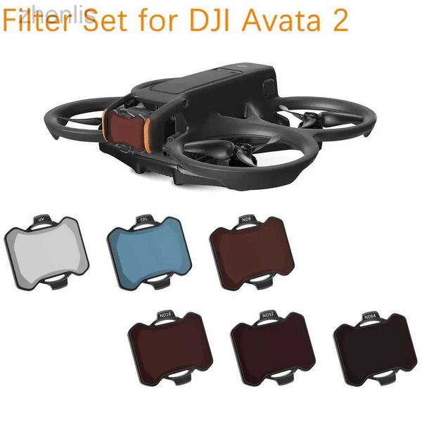 Drones Professional Drone Nd Filter ND8 ND16 ND32 ND64 Compatible avec Avata 2 Accessoires de photographie de caméra pour DJI Avata 2 D240509