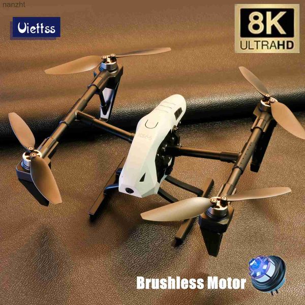 Drones Professional KS66 Dual 8K Optical Flow Double Dualless Drone Visual Hoverring Double Lens Alloy Architecture WiFi FPV Aerial Camera WX