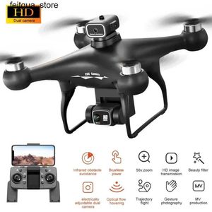 Drones Professional S116 Max Drone 8K WiFi FPV Camera 360 Obstacles Évitement de Brushless Motor RC Four Helicopter Mini Drone Toy S24513