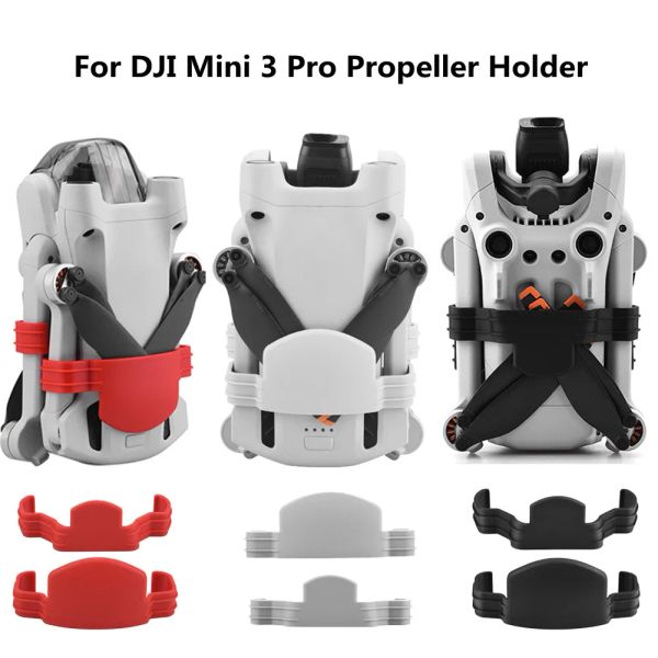 Porte-propulseur de drones pour DJI Mini 3 PRO PROS FIX STRAP DE POTTEMENT DE PROTECTION DE LA PROPRIÈRE FLEXOBLE POUR DJI Mini 3 Pro Drone Accessoire