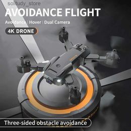 Drones Q6 4K caméra Drone Wifi Fpv Drone photographie évitement d'obstacles quatre hélicoptère télécommande avion hélicoptère jouet garçon Q240308