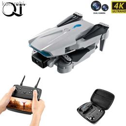 Drones QJ New S89 Mini Drone 4K Professional HD Dual Camera WiFi FPV Super Long Endurance Photography Foldable Quadcopter RC Toys 24313