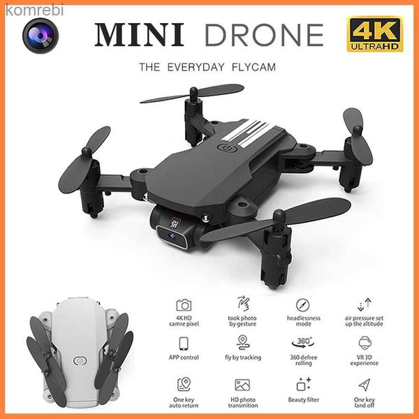 Drones RC Drone UAV quadrirotor WiFi FPV avec caméra 4K HD photographie aérienne hélicoptère pliable lumière LED qualité jouet mondial JIMITU 24313