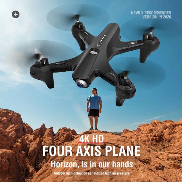 Drones RC Drone avec 4K HD Dual Camera Photography Aircraft pliable Long Battery Life With WiFi FPV Professional Aircraft Gift's Men's Gift