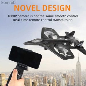 DRONES RC PLANE X66 avec une caméra grand angle 1080p Radio Contrôlée Plan Remote commande Aircraft Fighter Drone Toys for Boys 24313