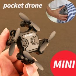 Drones rc pocket mini drone 4k hd vouw wifi externe bediening vliegtuig luchtfotografie vaste hoogte quadcopter helikopter helikopter mannen speelgoed
