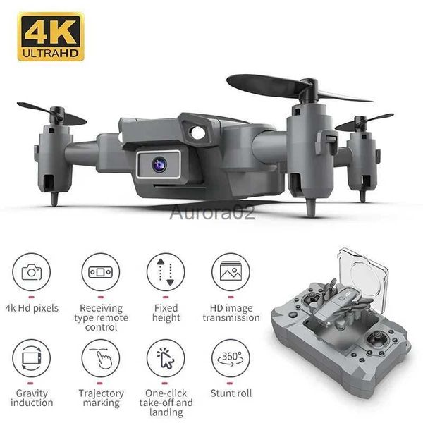 Drones Rc Quadcopter Mini ESC 4 axes évitement d'obstacles photographie aérienne HD 4K double caméra avion Doron hélicoptère YQ240217