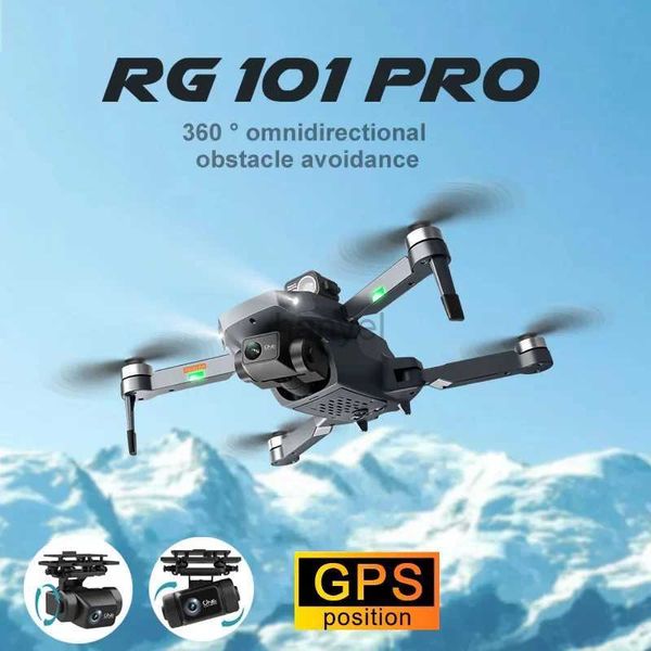 Drones RG101 Pro Max Drone GPS Professional 2 eje GIMBAL UAV Fotografía aérea 4K Cámara HD Sin escobillas Evitación de obstáculos RC 3km 240416