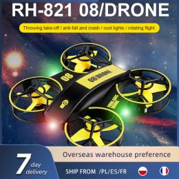 Drones Rh821 / H36 / 184 Mini Drone One Key Décoloration / terre Auto Hovering 3D Flip Mini Nano Drone RC Helicopter Quadrocopter for Kids