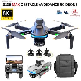 Drones S135 Pro Max G drone 8K haute définition double caméra anti-secousse photographie aérienne évitement d'obstacles joint universel moteur sans balais Q240308