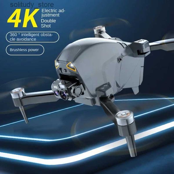 Drones S177 Vehículo autónomo plegable sin escobillas 4K 8K Fotografía RC Drone con cámara Posicionamiento de flujo óptico Juguete para niños Q240308