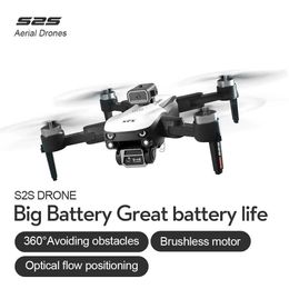 Drones S2s Drone sans pinceau 6K Professional HD Photographie aérienne Dual-caméra Omnidirection d'obstacle Évitement du quadrotor Drone 24416
