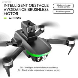 Drones S5S Universal Brushless Drone High Definition Aerial Photography Brushless Motor Four Axis Aircraft B5 Remote Control Aircraft D240509