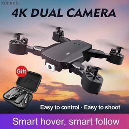 Drones S6000 Drone Professional 4K HD Dual Camera FPV UAV Height Keep Quadcopter RC Drone RC Airplane Toy Gift 24313