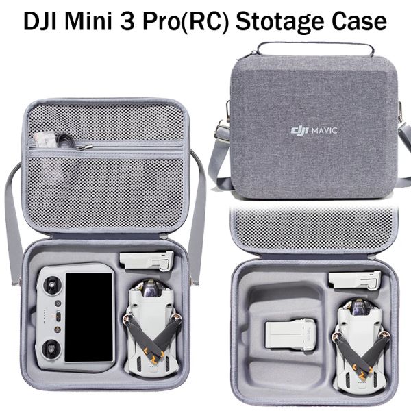 Bolsa de almacenamiento de hombro para Drones para DJI Mini 3 Pro Control remoto con estuche de transporte de pantalla caja portátil para DJI RC Drone bolsa de accesorios