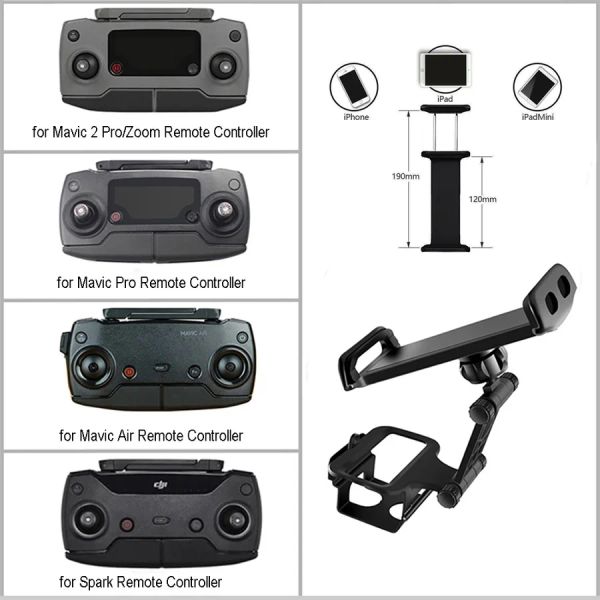 Drones stojak na tablette do Telefonu iPhone iPad Monitor kompatybilny z dji mavic mini / pro / air / spark / mavic2 zoom pro pilot zdalnego sterow