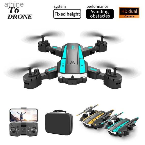 Drones T6 Drone con cámara en oferta Avión control remoto Mini envío gratis novela superventas profesional drone helicóptero Juguetes YQ240129