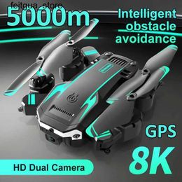 Drones TOSR G6 Drone Professional HD 8K 5G GPS Drone Aerial Photography 4K Camera Obstacle Vermijding Helikopter RC vier helikopter speelgoedgeschenken S24513