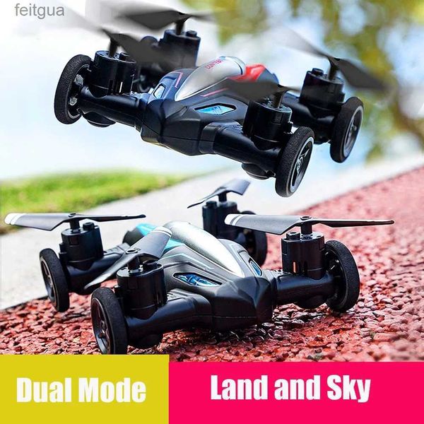 Drones TOSR KB-68 Drone terrestre-Air 4K HD caméra RC voiture hélicoptère FPV pliable professionnel quadrirotor WIFI Dron évitement d'obstacles jouet YQ240213