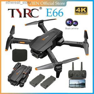 Drones TYRC XK E66 Drone professionnel HD caméra évitement d'obstacle photographie aérienne sans brosse pliant quadrirotor jouets cadeaux 2023 nouveau Q231107