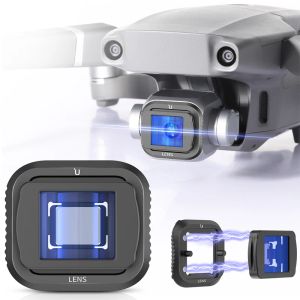 Drones Ulanzi DR09 Wijdhoeklens 1.33x anamorfe lens voor DJI Mavic 2 Pro Aerial Photography Voertuigaccessoires voor DJI -drone -lens