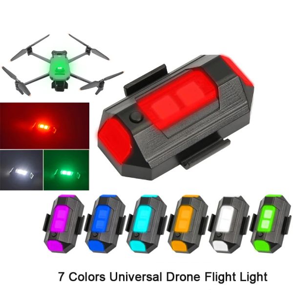 Drones Universal Drone Strobe Lights LED LED pour DJI MAVIC 3/2 / Mini 3 Pro / Air2 / 2s / Mini 2 / Se Signal Indicator Turn Lights Light Strobol