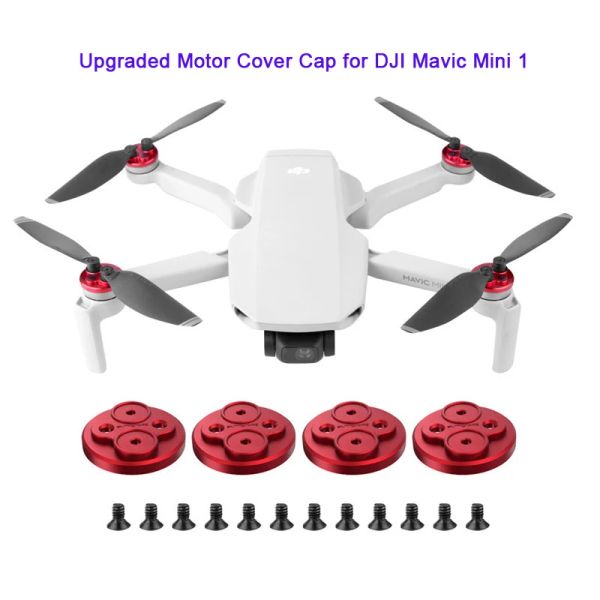 Drones Aluminium Aluminium Moteur Couvre-couverture du moteur à carter à carter Prévoyez les rayures de l'hélice pour DJI MAVIC MINI 1 DRONE ACCESSOIRES