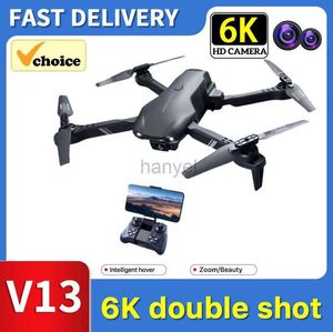 Drones V13 Radio Control Drone Aerial Camera HD Professional Aircraft RC Aircraft Small Children Helicopter Toys 240416