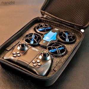 Drones V8 UAV Gesture Capteur avec protection complète 4K Camera haute définition Étudiant primaire Small Flying Machine Remote Contrôle de l'avion WX