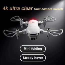 Drones V9 Mini Drone equipado con 4K HighDefinition FPV Camera Real Time Video RC Cuatro helicópteros utilizados para un regalo para el juguete para principiantes para adultos
