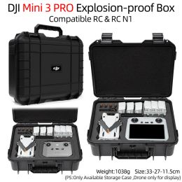 Drones Sac étanche pour DJI Mini 3 Pro Caseexplosion Proof Drone Hard Case portant un sac à main pour Mini 3 Pro accessoires