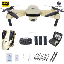 DRONES WLR / C E58 RC DRONE 4K HD Single Caméra 2,4 GHz WiFi FPV Altitude Hold Quadcopter 4CH DRONE RAPPORTABLE 6AXIS GYROSCOPE CAME AERINE 240416