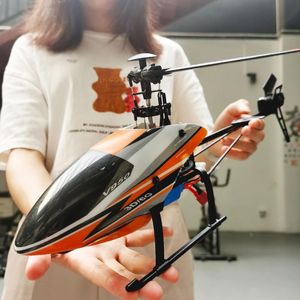 DRONES WLTOYS V950 RC Vliegtuig Grote Helikopter 2.4G 6CH 3D6G-systeem Borstelloze Flybarless Helicopters RTF Afstandsbediening Speelgoed voor jongens