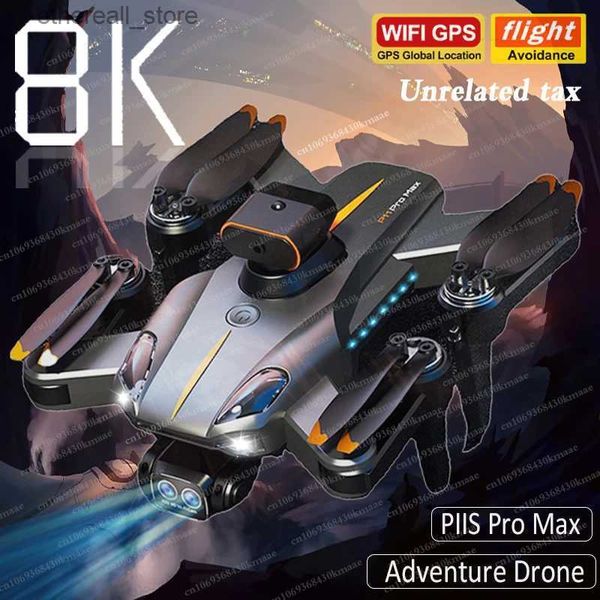 Drones XCJ nouveau Drone P11sProMax moteur sans brosse 8K GPS professionnel HDDual caméra photographie aérienne FPV évitement d'obstacle Quadrotor Q231108