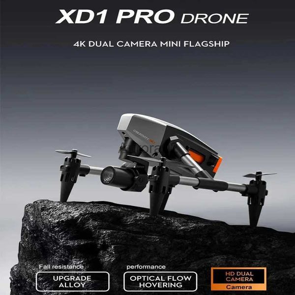 Drones XD1 Pro Mini Drone 4k professionnel avec caméra HD 8K Fpv photographie aérienne alliage pliable quadrirotor pour enfants jouets Dron YQ240217