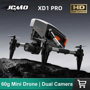 Drones XD1 PRO Mini Drone 60g poids double caméra flux optique Dron FPV photographie aérienne pliable quadrirotor pour enfants jouets RC avion YQ240129