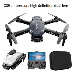 Drones XS9 Drone 4K Cámara Dual HD Fotografía aérea Aeronave plegable Avión de control remoto de altura fija Toy 240416